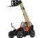 Orange and beige JLG variable reach forklift