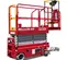 Red MEC 25 foot electric micro Scissor Lift