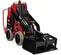 Red and black TORO 400-500 lb. Mini Skid Steer, Electric Powered