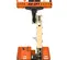 Orange JLG 33 foot diesel hybrid Articulating Boom Lift