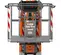 Orange JLG electric Atrium Lift
