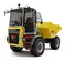 Yellow Wacker dumper