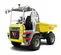Yellow Wacker dumper