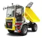 Yellow Wacker dumper