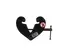 Black AMH Hoist Beam Clamp, 5 Tons, 3 in.-12 in. Ancho de la brida de la viga