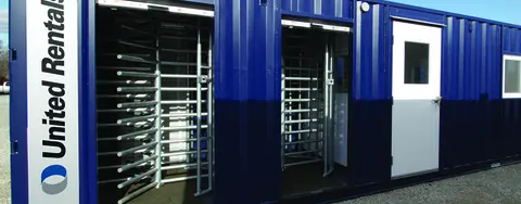 RFID badge turnstile
