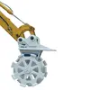 Conexión de rueda compactadora para excavadora Furukawa gris