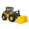 Cargador sobre neumáticos John Deere amarillo