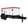 Generador remolcable de 145 – 159 kW, a diésel de nivel 4 CUMMINS blanco, negro y rojo