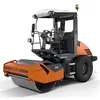 Aplanadora vibratoria de tambor sencillo liso montable Hamm naranja