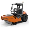 Aplanadora vibratoria de tambor sencillo liso montable Hamm naranja