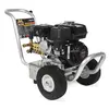Lavadora a presión de 2,700 psi Mi-T-M negra MiTM plateada y negra