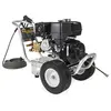 Lavadora a presión de 3,500 psi Mi-T-M plateada y negra