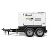 Generador remolcable de 24 – 30 kW, a diésel ALLMANDBR blanco y negro