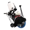 Sierra de concreto manual, 18 in, a gasolina DIAMONDPR blanca y negra