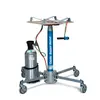 Elevador de materiales, 250 lb, 18 ft, manual GENIE azul, plateado y gris