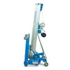 Elevador de materiales, 700 – 1,000 lb, 6 – 12 ft, manual GENIE azul y plateado