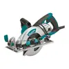 Sierra circular, 7 1/4 in, tornillo sin fin, eléctrica MAKITA verde, gris y negra
