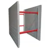 Caja para zanja de aluminio Speedshore gris y roja