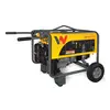 Generador portátil de 6,500 – 6,900 W, a gasolina WACKER amarillo y gris