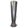 Bocina de aire Venturi de 6 pulgadas Texas Pneumatic plateada