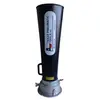 Bocina de aire Venturi de 8 pulgadas Texas Pneumatic negra y plateada