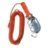 Luz colgante enjaulada, 110 V, eléctrica SOUTHWIRE roja y plateada