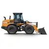 Cargador sobre neumáticos Case naranja y negro