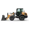 Cargador sobre neumáticos Case naranja y negro