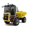 Yellow Wacker dumper