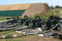 Pumps at a jobsite