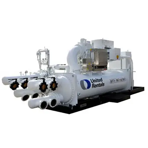 Sistema de enfriador a agua, 500 toneladas, 460 V, eléctrico blanco