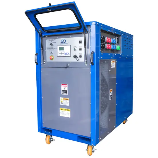 Banco de carga resistiva de 200 kW azul