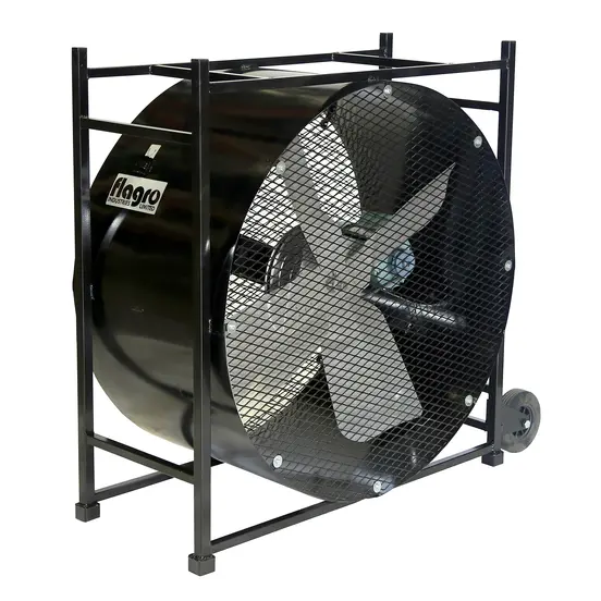 Ventilador de circulación de aire de 48 pulgadas Flagro negro