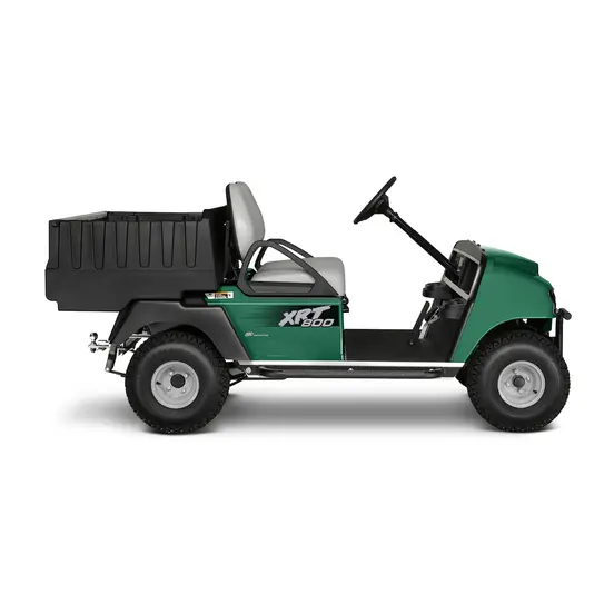 Carrito eléctrico industrial verde