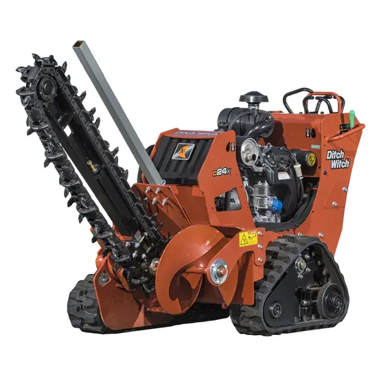 Zanjadora manual Ditch Witch naranja