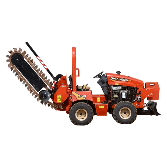 Zanjadora montable Ditch Witch naranja