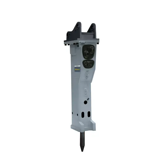 Conexión de quebrador hidráulico de 4,000 – 4,500 lb para excavadora EPIROC gris