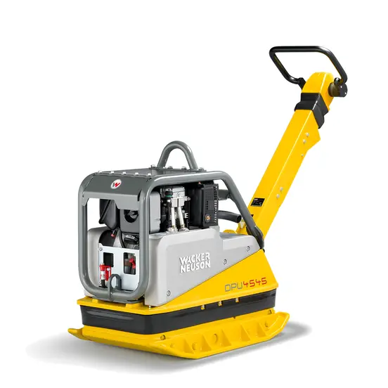 Compactador vibratorio de placa Wacker Neuson amarillo