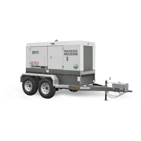 Generador remolcable de 106 kW, a diésel WACKER gris
