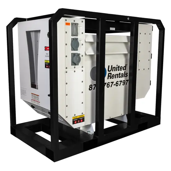 Transformador reductor de 500 kVA, 600 V a 208/120 blanco y negro