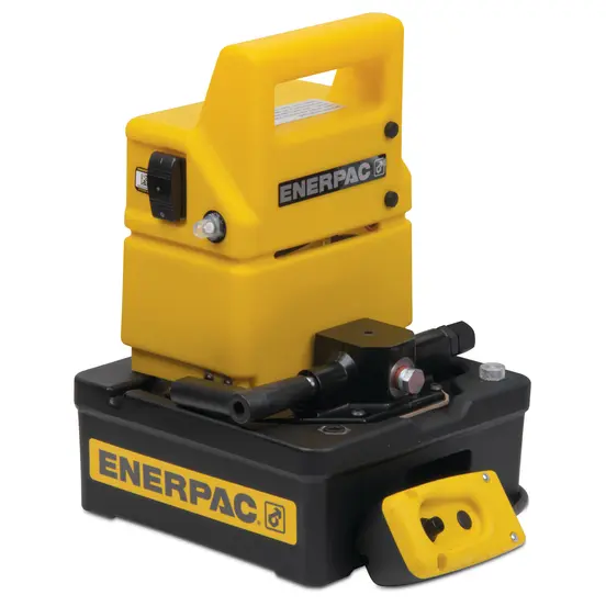 Ariete hidráulico Enerpac amarillo