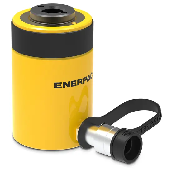 Ariete hidráulico Enerpac amarillo