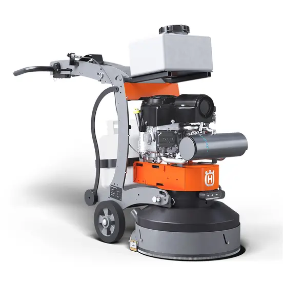 Esmeril para concreto manual a propano de 22 pulgadas Husqvarna naranja y gris