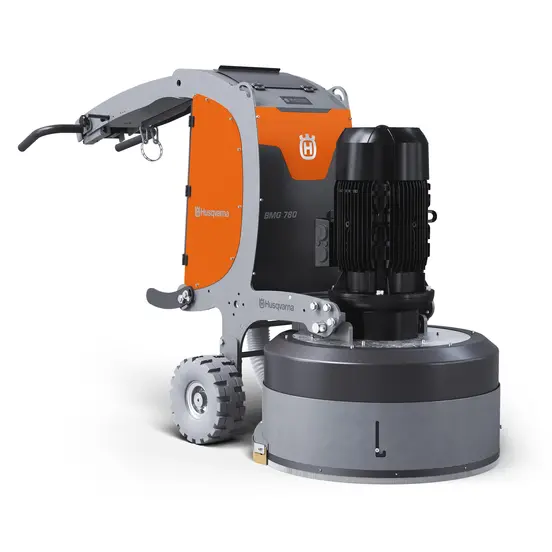 Esmeril para concreto manual de 31 pulgadas Husqvarna naranja y gris