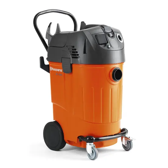 Aspiradora portátil para material húmedo/seco, 10 – 14 gal HUSQVARNA naranja y negra