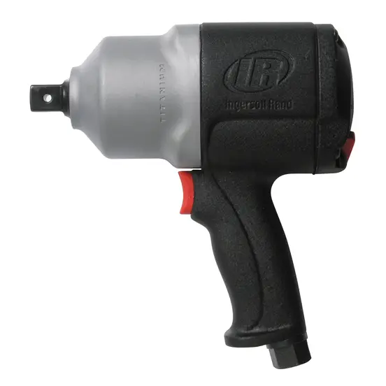 Herramienta de impacto neumático Ingersoll Rand negra y gris