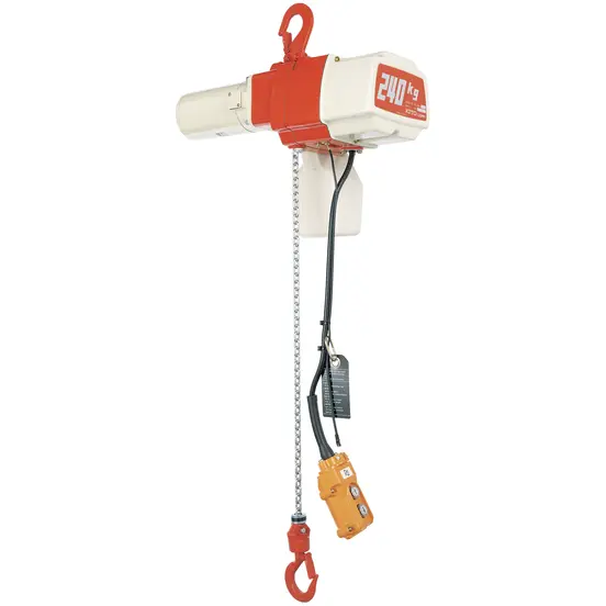 Polipasto de cadena eléctrico Kito rojo
