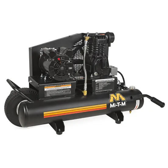 Compresor de aire eléctrico de 120 voltios Mi-T-M negro