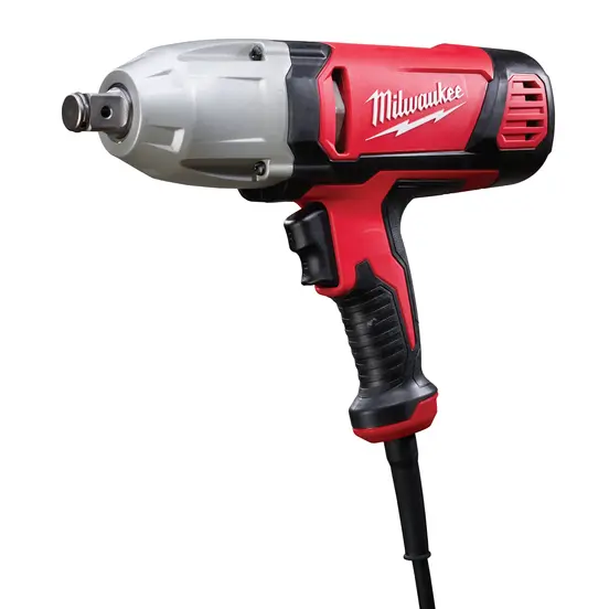 Llave de impacto, 3/4 in, eléctrica MILWAUKEE roja, plateada y negra